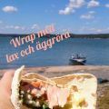 Wrap med lax och äggröra