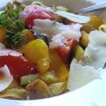 Glutenfri pasta med enkel ratatouille