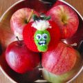En mask i mitt äpple!