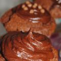 Snabba chokladmuffins med glasyr