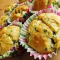 Muffins med färsk basilika
