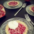 Små pajer med granatäpple och kokos