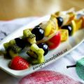 Fruktspett - Fruit Kabobs or Salad on a stick