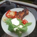 Grillad paprika fylld med mozarella och spansk[...]