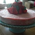 Jordgubbscheesecake -glutenfri-