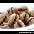 Nötmaränger med chokladsmörkräm