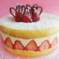 Fraisier - fransk jordgubbstårta