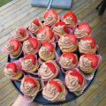 Vaniljmuffins med geishafluff