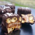 CHOCOLATE SALTED PRETZEL CARAMEL COCONUT CANDY
