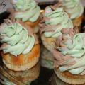Cupcakes med päron och nougat