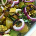 Plommon i sallad