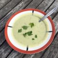 Purjolök och brocollisoppa