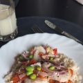 Torsk med ingefära i kokosmjölk