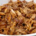 Pulled chicken med smak av taco och lök