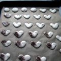 Macarons med vanilj och choklad