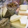 Blandade ostar med valnötssirap