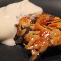 Kladdkaka med knäckigt toscatäcke
