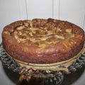 Kladdkaka med vit chokladtopping