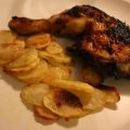 Örtmarinerade potatisskivor