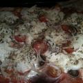 LCHF-pizza med mandelbotten
