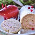Pepparkaksrulltårta med lingonfrosting