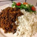 Snabblagad köttfärs- och svamppanna