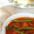 Haricots verts i tomatsås