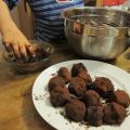 Chokladbollar med barnen