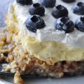Glutenfri citron/vaniljcheesecake med nötbotten