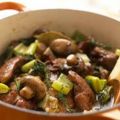 Coq-au-vin på kyckling