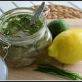 Citrussill med lime och citron