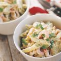 Pastasallad med räkor