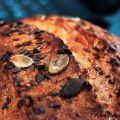 Höstbröd med pumpakärnor, linfrön och graham