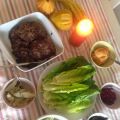 Älgfärsbiffar med tillbehör