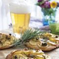 Små runda potatispizzor