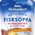 Laxsoppa med räkor