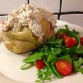 Bakad potatis med laxröra
