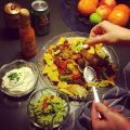 Fredagsmys med nachotallrik med mexikansk färs,[...]