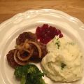Älgbiff med bacon
