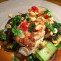 Vietnamesisk torsk med krispig sallad