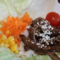 Teriyakibiff i salladswrap
