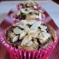 Muffins med nutella och mandelmassa