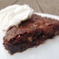 Kladdkaka med banan, Nutella-swirl och havssalt