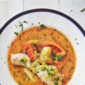 Kyckling- och tomatgryta med pistou