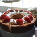 Sockerkaka med vit choklad