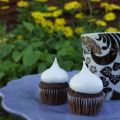 Söta ChokladCupcakes med Marängfrosting
