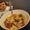 Grønnsakssuppe med kjøttboller