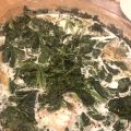 Torsk med spenat och rotsellerimos