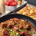 Senapskyckling med bacon och salladslök