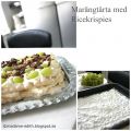 Ricecrispiestårta - Marängtårta med Ricekrispies